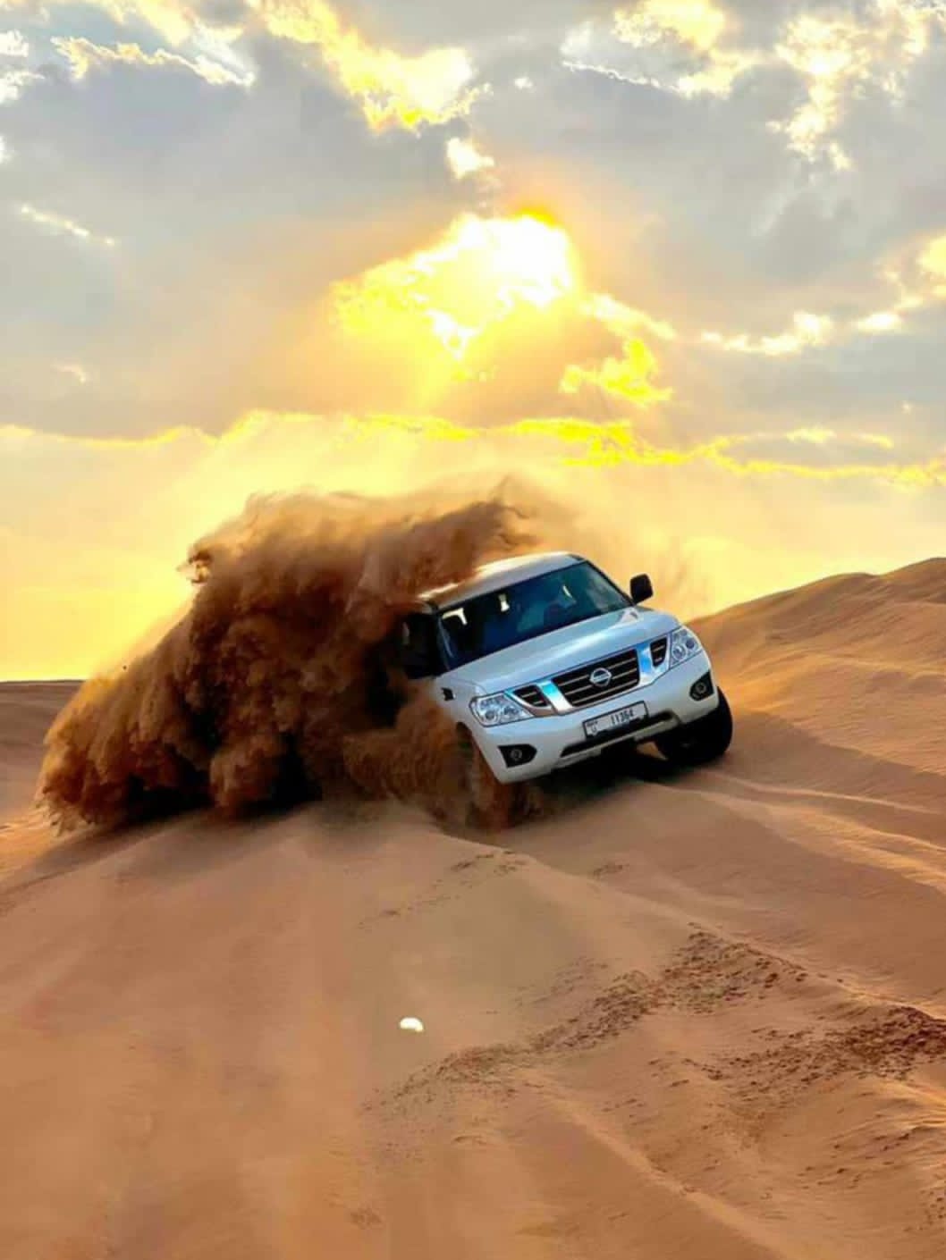 Evening Desert Safari Sharing Car