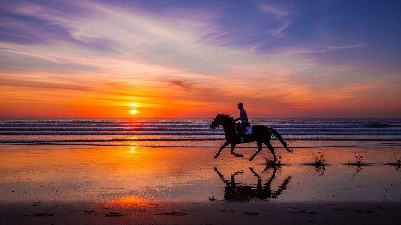 Sunset Horse Riding Dubai